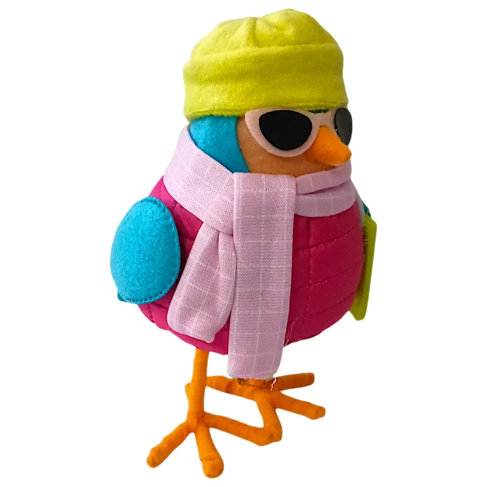 Target Featherly Friends Merry Bird Fabric Figure '24‎ Winter Holiday Wondershop